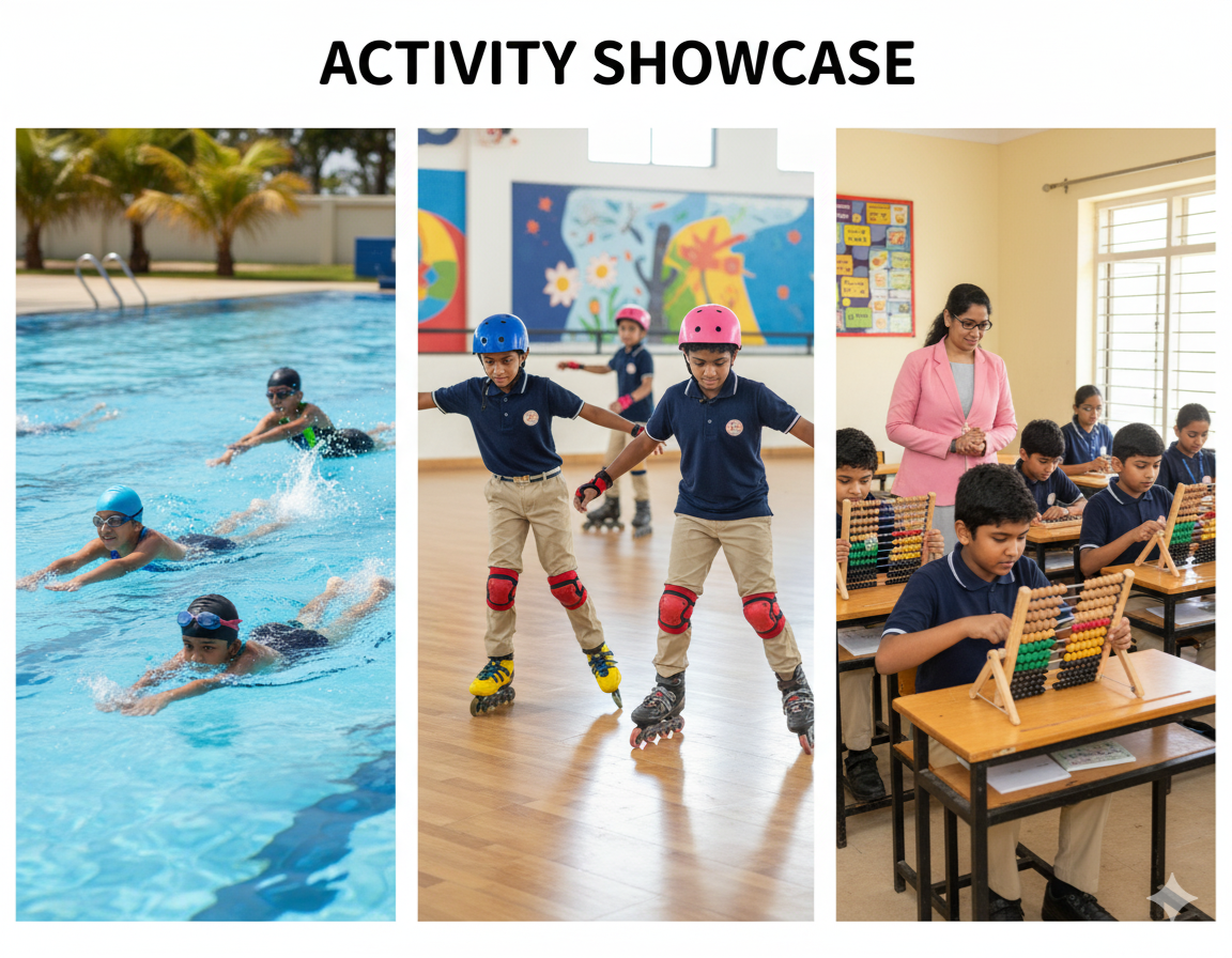 SWIMMING SKATING ABACUS